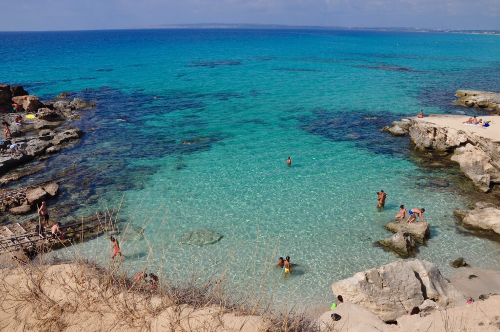 Cala Saura, Formentera